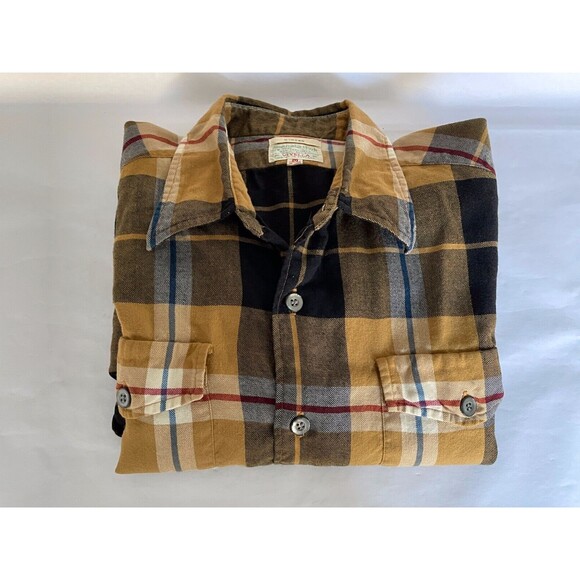 Vintage ABERCROMBIE & FITCH Viyella Wool Blend Plaid Men’s Shirt M 15-15 1/2 - Picture 7 of 7